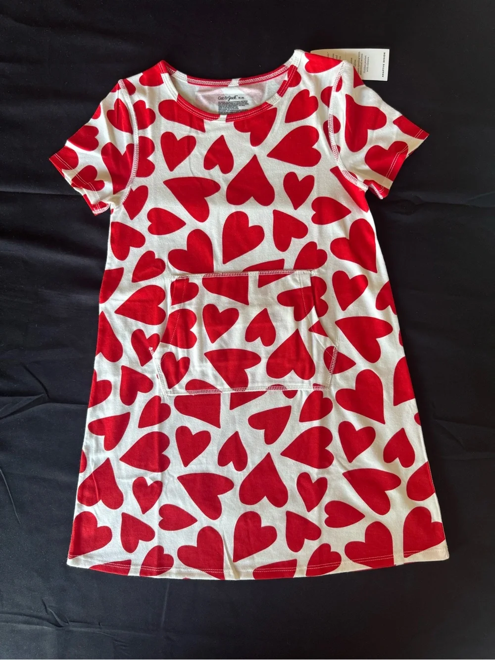 NWT Cat & Jack Girls 2-Pack Adaptive Pocket Short Sleeve Dresses
